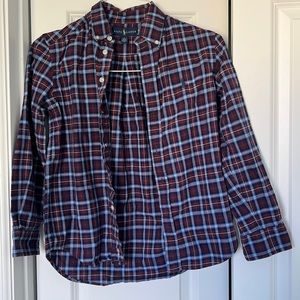 BOYS SIZE M (10-12) Button down Ralph Lauren shirt